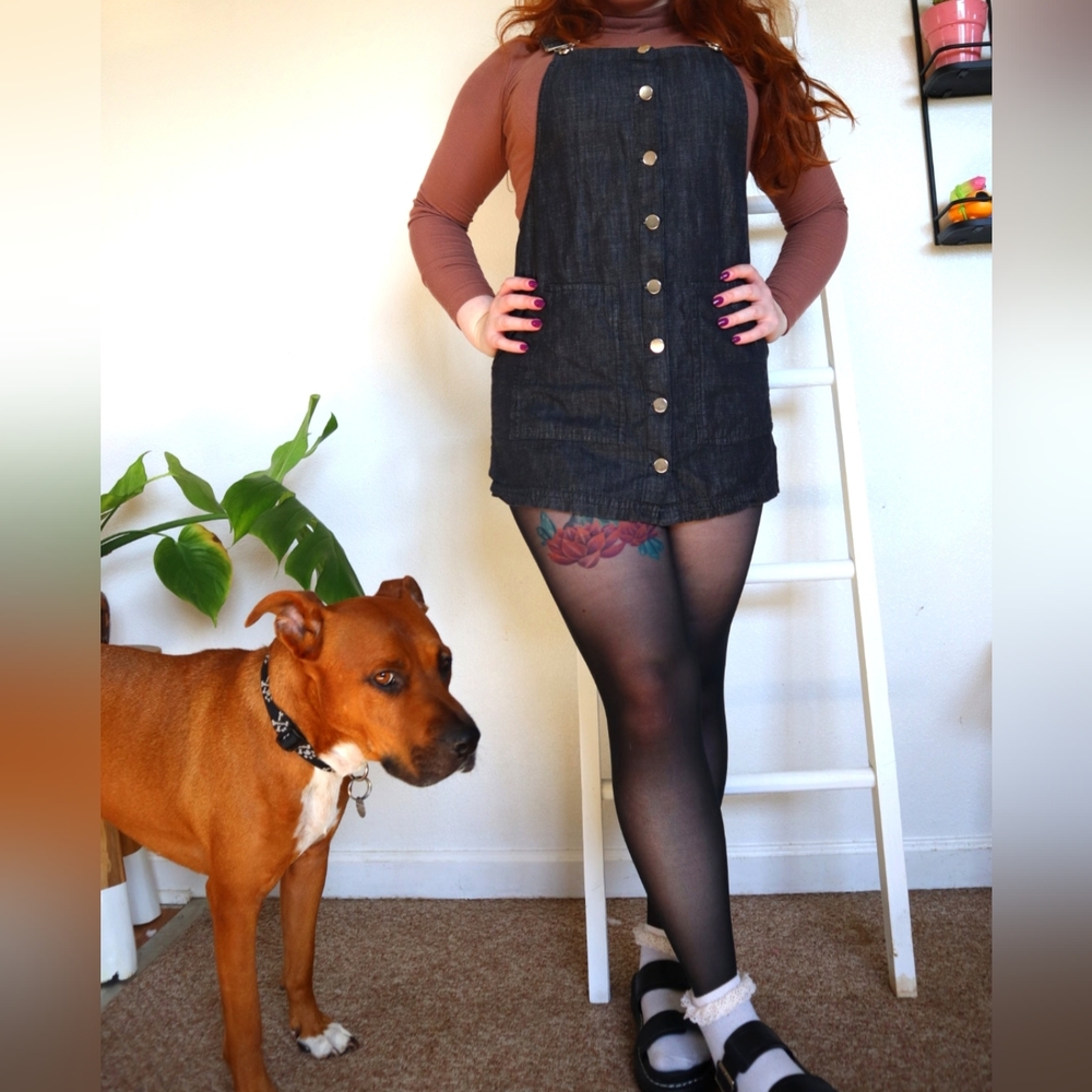 Overalls Mini Dress